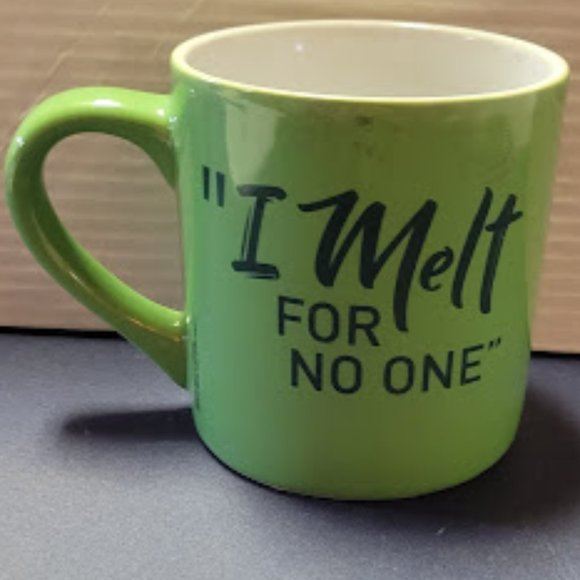 M&M Green Coffee Mug “I Melt For No One” 2019 Edition -Oversized Coffee Mug Cup - Picture 2 of 4